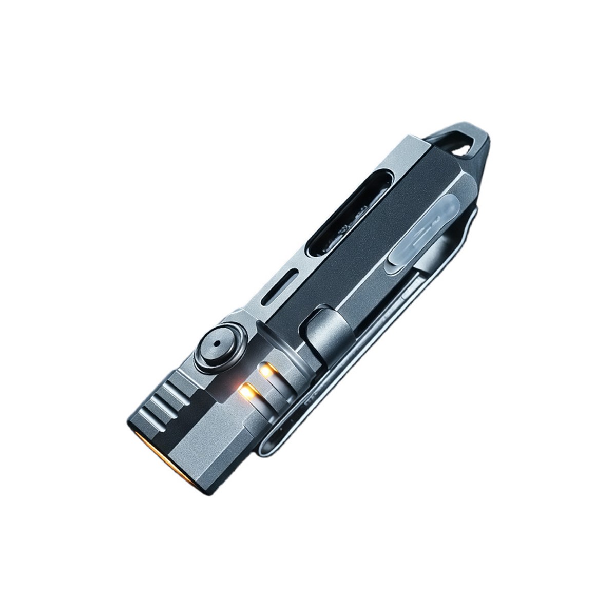 Titanium Mini EDC Flashlight with Magnetic Clip